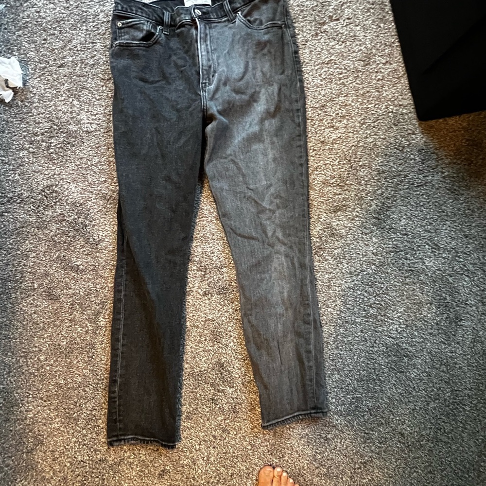 Abercrombie & Fitch 2 tone Dark Gray Slim Jeans